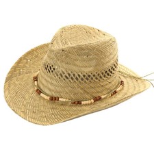 Mens / Womens Straw Cowboy Hat