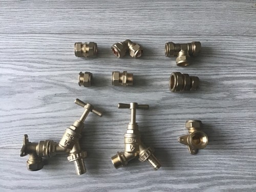 15mm brass compression - brass,