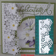 Flower Edge Frame Metal