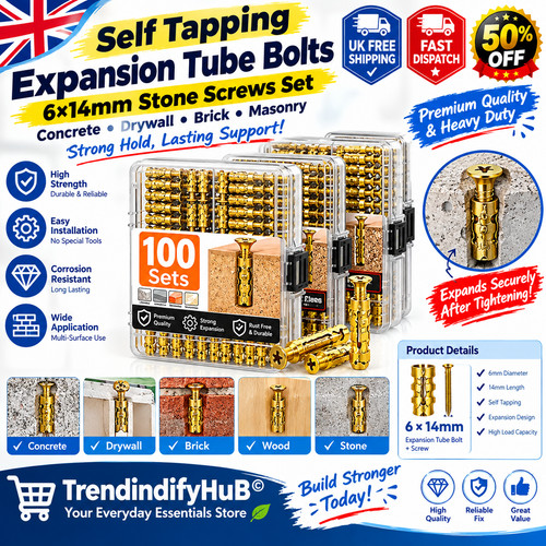 Short expansion screw set - expansion, for