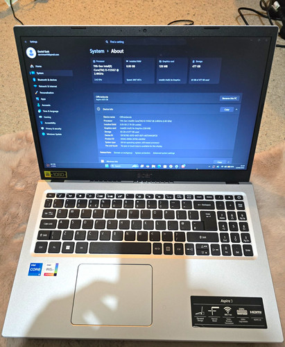 Acer aspire a315 15 - acer, 15.6in