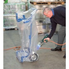 Polythene Shrink Wrap Roll 1m 2m x 125mic 25kg Centre Folded Industrial Package