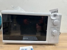 Manual Microwave, 800 W,  20 Litre, 35 Minute Timer, White, Igenix IGM0820W