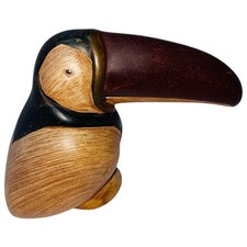 Hand Carved Wooden Toucan