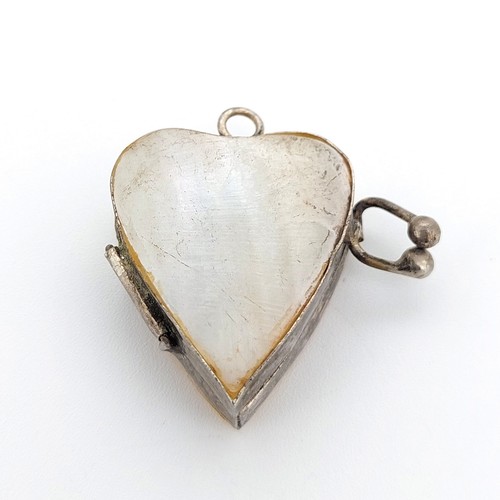 Antique mother pearl silver - antique, of