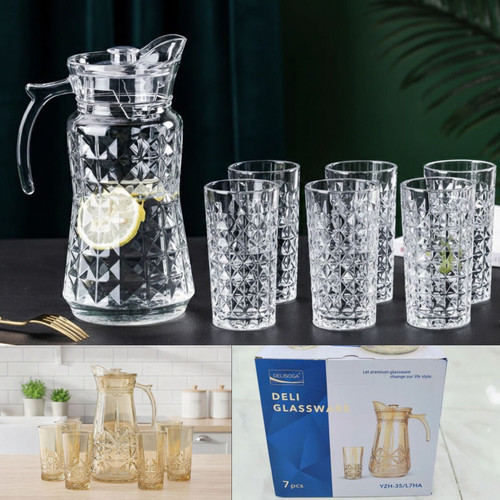 7pcs glassware set crystal - glassware,