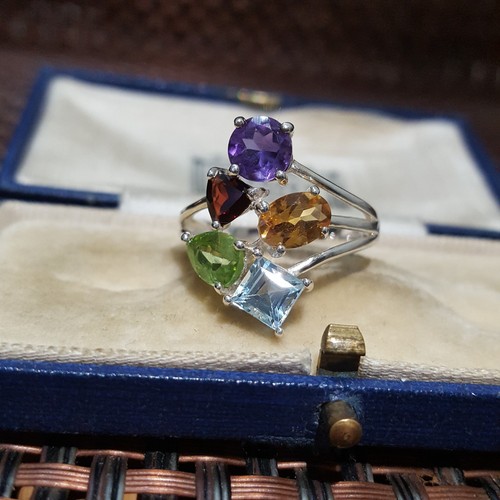 Sterling silver ring - silver,