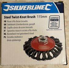 Silverline Steel Twist-knot Brush 115mm 580493