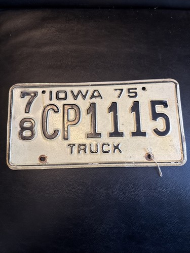 Vintage 1975 iowa usa - iowa, truck