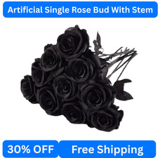 5X Artificial Single Rose Bud