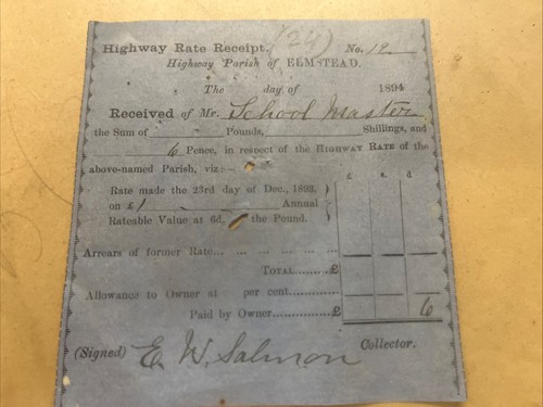 Original parish highway - original, rate