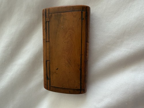 Georgian treen snuff box - treen,