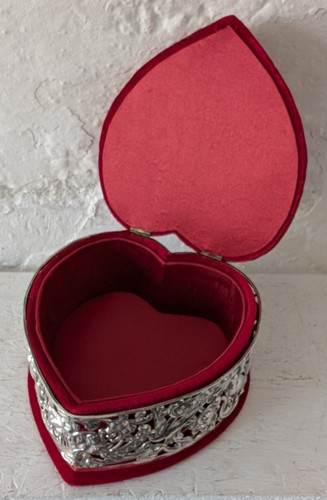 Huge solid silver loveheart - solid,