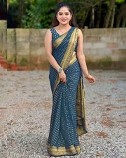Beautiful Jacquard Work Saree