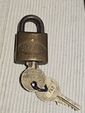 Vintage Small Brass Padlock - Lockwood Australia