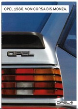Opel Range 1985-1986 German