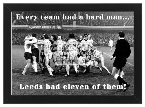 Framed iconic hard - framed, quote