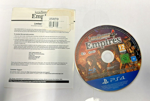 Samurai warriors empires ps4 - warriors,