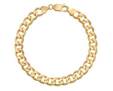 9ct Yellow Gold Men's Curb