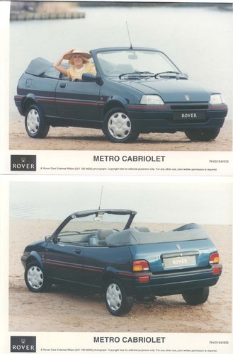 Rover metro cabriolet 1994 2 - cabriolet,