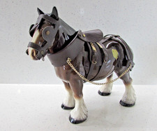 REDUCED Large vintage MELBA WARE Shire Horse figurine Horse ornament with label