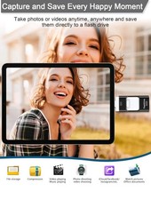 USB Stick 256GB, 4 in 1 Flash Drive 3.0 High Speed, Memory Drive for Phone