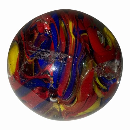 Art glass paperweight - art,