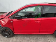2018 SKODA CITIGO FRONT DOOR LEFT NEARSIDE 5 DOOR LY3D TORNADO RED 1S4831055A