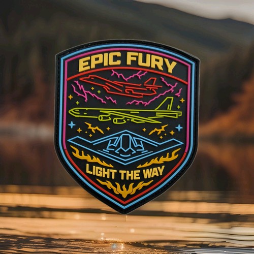 Epic fury pvc patch usaf - usaf, iran