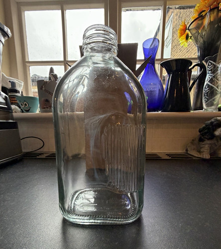 Clear glass bottle - clear,
