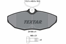 REAR BRAKE PAD SET DISC BRAKE