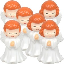 6Pcs Praying Angel Statues