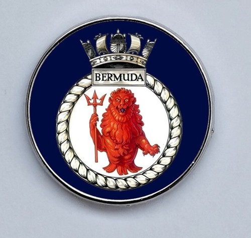 Hms bermuda royal navy - royal, lapel