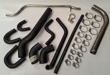Triumph STAG ** WATER / COOLANT HOSE KIT Inc. Stainless PIPES + Clips **