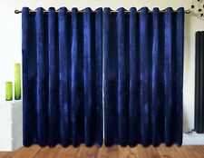 Eyelet Curtains Plush Velvet