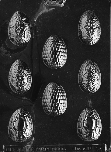 Fancy egg assortment mold - assortment,
