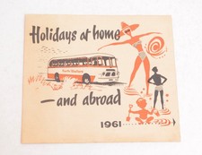 Bus Coach Timetable Leaflet North Western Road Car Holidays 1961
