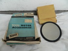 Vintage Tudor 136 Replacement MIRROR HEAD - 5" Rubber Framed.Commercial/Tractor.