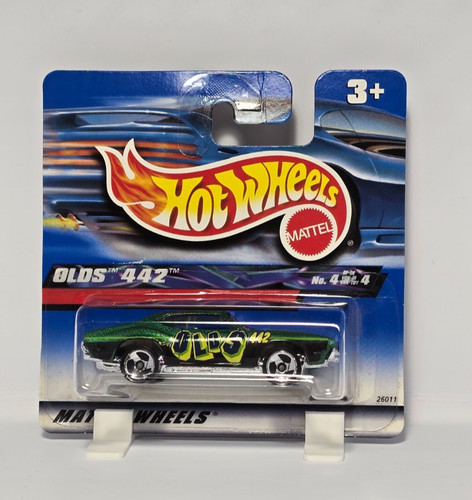 Hot wheels olds 442 - wheels, green