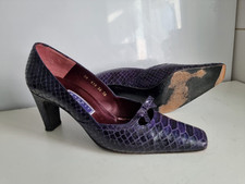MAGRIT DESIGNER VINTAGE UK 5 EU 38 WOMENS PURPLE COURT HEELS SHOES