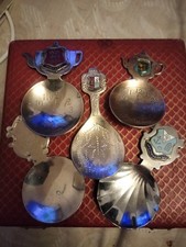 A Collection Of 5EPOB Tea Caddy Spoons