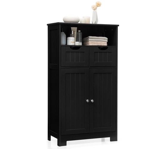 Bathroom floor cabinet wooden - bathroom,