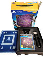 Harry Potter Wonderbook Book Of Spells PS3 Move Controller Camera Game Bundle