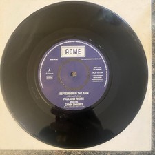 Paul & Richie / Cryin Shames 7" “September In The Rain” Mod Freakbeat Joe meek