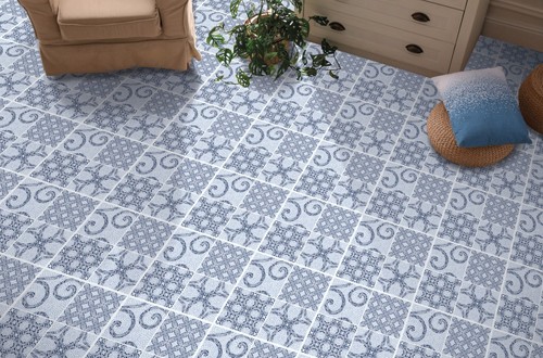 Peel and stick blue roman - peel,