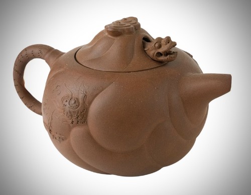 Antique chinese yixing pumpkin - chinese,