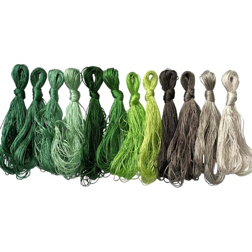 Skeins mulberry silk floss - 12,