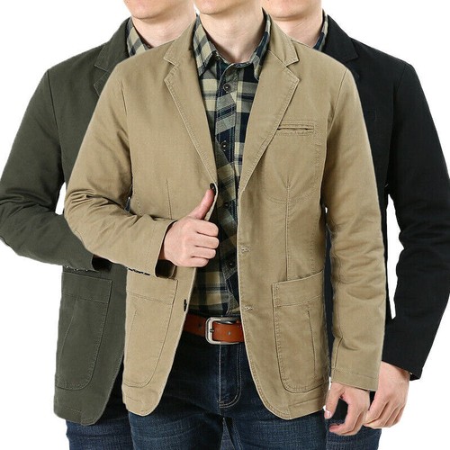 Mens casual blazer long sleeve - casual,
