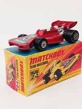 Matchbox Superfast No24 1975 Team Matchbox Racing Car. No8 MINT in Original Box 
