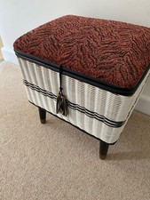 Vintage Sewing Storage Box On